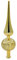 Weihnachtsbaumschmuck Weihnachtsbaumspitze goldene Weihnachtsbaumspitze dekorative Flaggenmast obere Kappe Ornament für Draußen Indoor Winter Urlaub Baumdekoration Christbaumschmuck