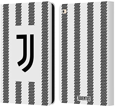Head Case Designs Offizielle Juventus Football Club Home 2022/23 Match Kit Leder-Wallet-Hülle Kompatibel mit Apple iPad Air 2 (2014)