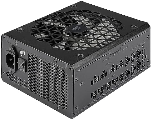 Corsair RM1200x alimentatore per computer 1200 W 24-pin ATX ATX Nero (Corsair 1200W RMx SHIFT Series RM1200X PSU, Fluid Dynamic Fan, Fully Modular, 80+ Gold, ATX 3.0, PCIe 5.0)