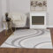 Livabliss Toulouse Wohnzimmer Teppich Modern - Abstrakt Design in Marmor Optik für Wohnzimmer, Esszimmer, Schlafzimmer 160x213 cm - Kurzflor in Grau und Hellbeige