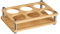 Milageto Portabicchieri a Doppia Fila Portabottiglie in Legno Base Portabicchieri Portabicchieri Vassoio da Portata Portabicchieri Portabicchieri Organizer per