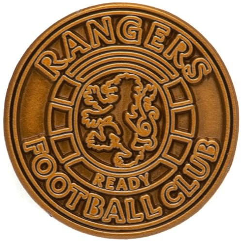 Rangers FC Crest Badge (One Size) (Antique Gold)