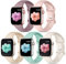 CeMiKa 5pack Correas Compatible con Apple Watch Correa 41mm 38mm 40mm, Correas deportivas Banda Silicona Suave por iWatch Series 9 8 7 6 5 4 3 2 1 SE Ultra/Ultra 2, Colores F