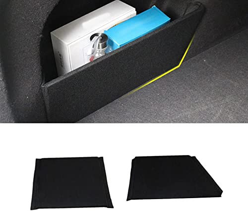 OFFT 2 Piezas Tablero Divisor Lateral del Maletero Trasero Coche para Toyota Corolla 2019-2022, ParticióN de Maletero Trasera Almacenamiento Organizador Accesorios