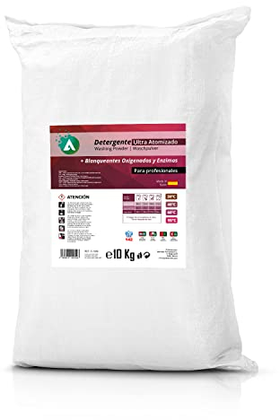 Detersivo Lavatrice in Polvere Ultra 10 kg - Con Enzimi e Ossigeno Attivo - Rimuove le macchie più difficili - Formula atomizzata concentrata - Per tutti i tessuti - VITACAB ULTRA