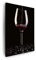 Modern Kunstdruck Wandbilder Leinwandbild auf Keilrahmen Leinwanddruck Küche Glas Wein 40x60 cm Leinwandbilder für Ihr Zuhause oder Büro