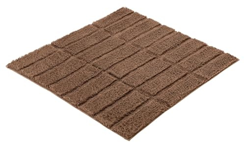 Kleine Wolke Badteppich Tiles Brasil 60 x 60 cm | OEKO-TEX zertifiziert, rutschhemmende Unterseite, für Fußbodenheizung, maschinenwaschbar, 100% Baumwolle