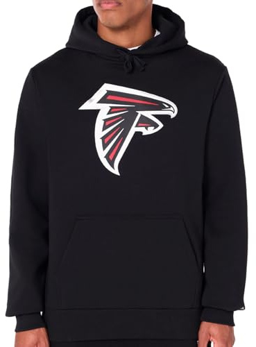 New Era Atlanta Falcons NFL Team Logo Hoody Schwarz Kapuzenpullover - XL