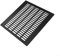 snowchecking Griglia di ventilazione interna per armadio, adatta per armadietti, guardaroba, dimensioni 30 x 30 cm e 30 x 40 cm (nero, 300 x 300 mm)