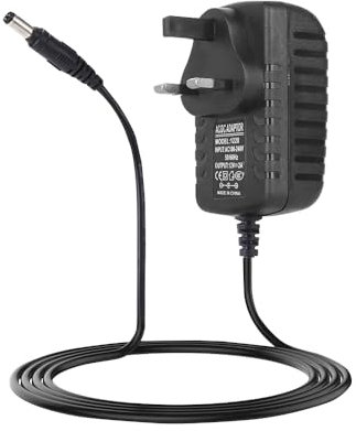 XPJBKC Power Adapter for Yamaha Keyboard, 12V 2A Power Supply for Yamaha PSR-F52, PSR-E373, PSR-E473, NP-15, NP-35, EZ-300, EZ-200, PA-130A, PSR, YPG, YPT, DGX, DD Electronic Keyboards, 5.5mm*2.1mm