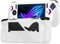FTRONGRT Coque Compatible avec ASUS ROG Ally X, Silicone Souple, Anti-Rayures, Console de Jeu Étui de Protection Compatible avec ASUS ROG Ally X.Blanc