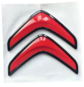 SJSMZX Auto Emblem für Citroen C-Elysee 2019 2020 2021, Heckklappe Frontgrill Motorhauben Kofferraum ABS Buchstaben Logo Aufkleber Schriftzug Abzeichen Dekoration Zubehör,115mm-C