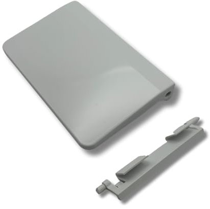 Türgriff und Feder kompatibel mit/Ersatzteil für Liebherr 9590228 Gefrierfach Türgriff Handgriff Kühlschrank Gefrierfachtüre