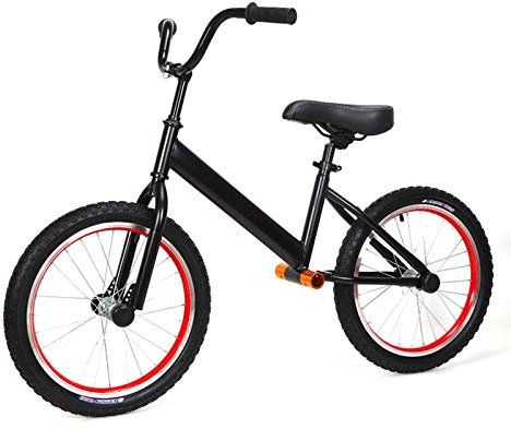 18-Zoll-Laufrad für Erwachsene und Jugendliche, Trainingsfahrrad ohne Pedale, mit verstellbarem Sitz und Luftreifen für Anfänger, Belastung 90 kg