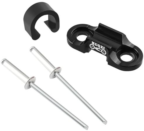 HOUSON Fahrrad Kabelhalter aus Aluminium für Brems- & Schaltzüge Leichtbau für Rennrad/Mountainbike