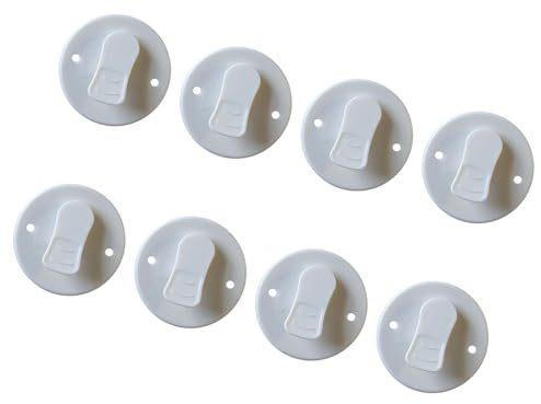 8 x Badezimmer-Vorhang-Gewichtsclips, winddicht, Spritzschutz-Schnalle, Duschvorhang-Clips für Wasserschutz, Befestigungsclip, winddichte Schutzschnalle