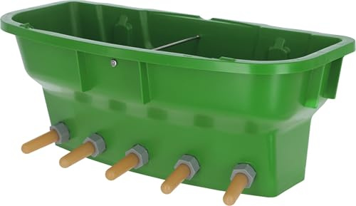 Kälbertränkewanne MultiFeeder mit 5 Ventilen und 5 Latex-Saugern 14291