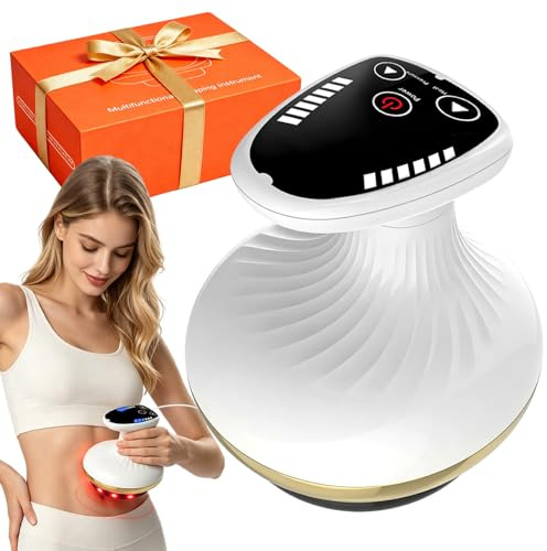 Masseur Anti Cellulite 4-in-1 Vakuum Massagegerät mit Wärmetherapie & LED Anti-Cellulite Gerät für Körperstraffung für Zuhause Anti Cellulité Sculpture