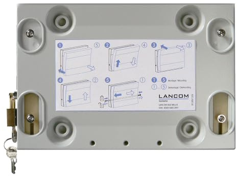 Lancom Wandmontagesatz für Netzwerkgerät Wandhalterung für LANCOM Access Points und Router im Kunststoffgehäuse