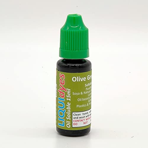 LiquiDyes ® - Liquid Candle Dyes 15ml Multiple Colours (Olive Green)