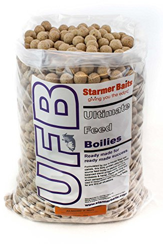 Ultimate feed boilies / 15mm / 5kg / Almond & nut