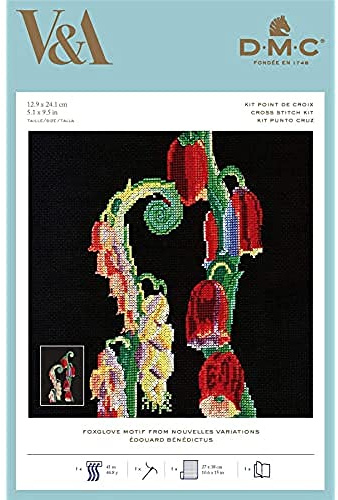 DMC National Gallery Cross Stitch Kit - Foxglove Motif, Nouvelles