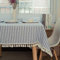 meioro 140x260cm Gestreifte Tischläufer Fringe Tischläufer Einfache und Elegante Heimtextilien für Den Innen- und Außenbereich