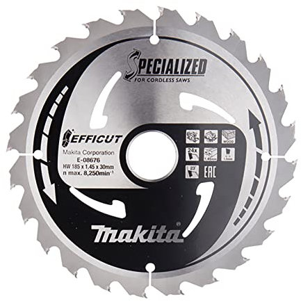 Makita E-08682 TCT Efficut Saw Blade 185x30x24T