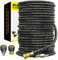 POHIR Power Washer Hose 300FT 3/8'' Quick Connect, Hochfester Draht geflochtener Autowaschwasserschlauch, 1/4 Zoll Schlauch für Hochdruckreiniger, 4200 PSI