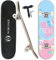 WHOME Pro Skateboards Komplett für Erwachsene/Kinder Mädchen/Jungen Anfänger/Profi - 31 x 8 Zoll Standard 8-Fach Alpine Ahorn Deck ABEC-9 inkl. T-Tool (Fresh)