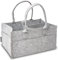 Rubberneck Baby Windel Filztasche - tragbare Wickeltasche, Allzweck Organizer aus Filz (Hellgrau, 33 x 22 x 17 cm)