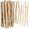 KOTARBAU® Recinzione in legno di nocciolo, 5 m, per piante e prati, recinzione in noce di nocciola, recinzione da giardino (altezza 70 cm x lunghezza 500 cm, distanza tra i listelli 3 – 4 cm)