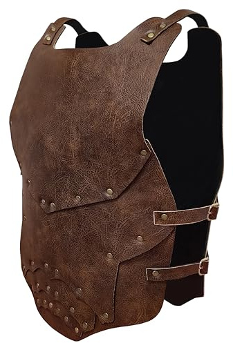 Medieval Chest Armor for Men Knight Breastplate Costume Viking Leather Armour LARP Halloween Cosplay Party