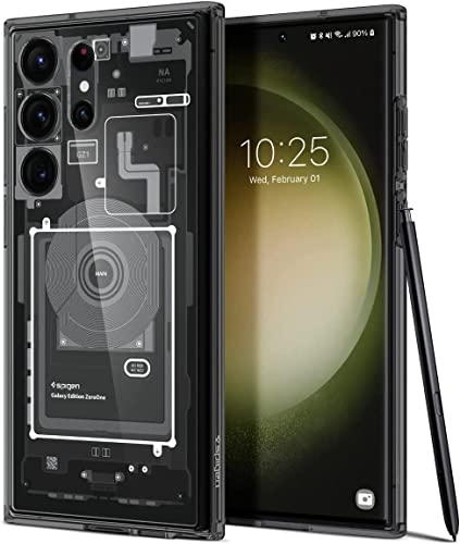 Spigen Ultra Hybrid Zero One Hülle Kompatibel mit Samsung Galaxy S23 Ultra 5G -Zero One