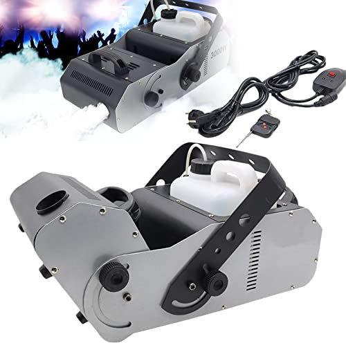 potow Máquina de Niebla de Escenario Ajustable en ángulo 3000W 3l Máquina de Humo de Tanque para Discoteca, DJ, Fiesta, Escenario, Boda