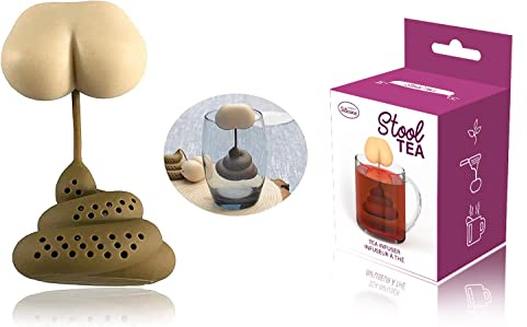Teesieb | Tee Infuser Tee Filter | Beste Tee Sieb für Tee | Lustige Tee Infuser Tee Sieb für Tasse Poop Tee Filter | 100% BPA-frei
