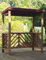 Charles Taylor Dorchester BBQ Shelter (Burgundy Roof Cover) - L100 x W170 x H196 - Fully Assembled - Burgundy