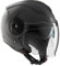 Tucano Urbano casco jet unisex EL'CITY. Casco moto in policarbonato, casco scooter per la mobilità urbana con doppia visiera e ventilazione Clima System. Casco omologato ECE 22.06 Nero opaco Tg. M