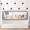 Sentasi Barrera Seguridad Cama Niños Portatil 190cm, Barandilla Cama Niños Anticaída con Elevación Vertical/Doble Cierre De Seguridad/Ajustable En Altura Barrera Cama - 1 Lado