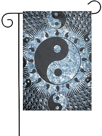 OPSREY Ying Yang Diagramm gedruckt Garten Flagge Terrasse Rasen Outdoor Dekorative Flagge Garten Banner