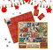 Storaffy Weihnachts Adventskalender 2023 Puzzle 1000 Stück | Weihnachts Puzzles für Erwachsene und Kinder | 24-Tage Countdown Puzzle Adventskalender | Puzzle Familienspiel Freunde