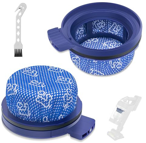 Filtri per aspirapolvere Samsung BESPOKE Jet VS20A958FWN, VS20A95923B/AA, VS20A95923N/AA, VS20A95923W/AA, confezione da 2 filtri HEPA di ricambio