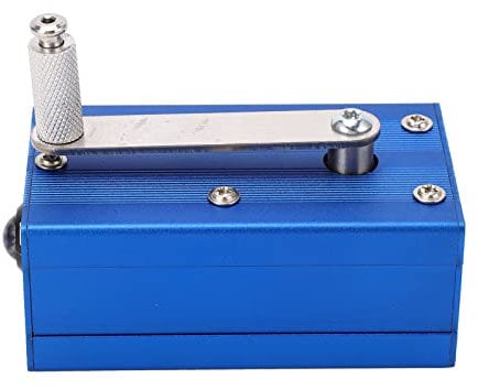 Generador de Mano de Aleación de Aluminio Generador de Manivela Cargador de Teléfono Recargable con Luz COB para Supervivencia de Camping Al Aire Libre