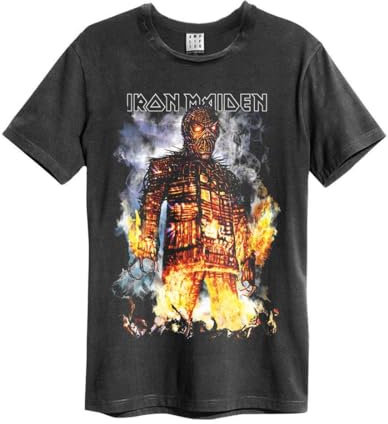 Amplified The Wicker Man Iron Maiden T-Shirt Charcoal S