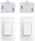 Cerhot Remote Light Switches Wireless, Interruttori di controllo remoto, Interruttore luce cinetico, Interruttore luce wireless Per luci Illuminazione domestica Senza batteria (US 1 marce, 2V2 A)