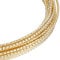 DELORIGIN 5m 14K Gold Plated Wire 1.5mm Round Half Hard Bead Cord Copper Wire Soft Temper Brass Wire for Bracelet Necklace Charm Beading Craft Jewelry Making Findings Wrapping Gardening