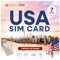 BeachSIM Prepaid USA SIM-Karte 7 Tage. Unbegrenzte 5G-Daten, Anrufe und SMS. T-Mobile-Netz. Hotspot-fähig. iOS & Android kompatibel.