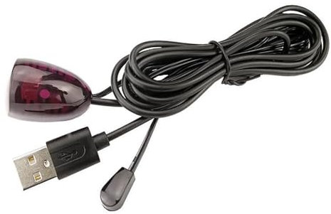Hididi Cable receptor USB a IR de 10 pies, extensor de control remoto por infrarrojos, cable repetidor de 2 m, extensor remoto infrarrojo, receptor repetidor, adaptador USB, transmisor se aplica a