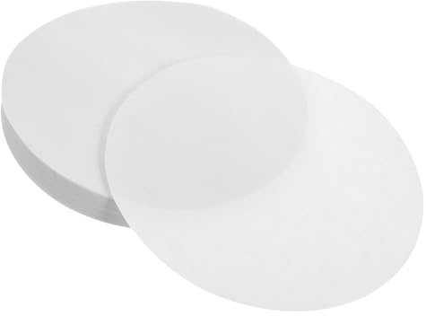 Didiseaon Filterpapier 18 cm Rund Weiß 100 Stück Mittlere Durchflussrate Für Laborversuche Und Allgemeine Chemische Anwendungen Laborfilterpapier