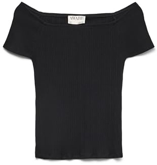 VERO MODA Female Schulterfreies Oberteil AWVERDE T-Shirt | Off shoulder top